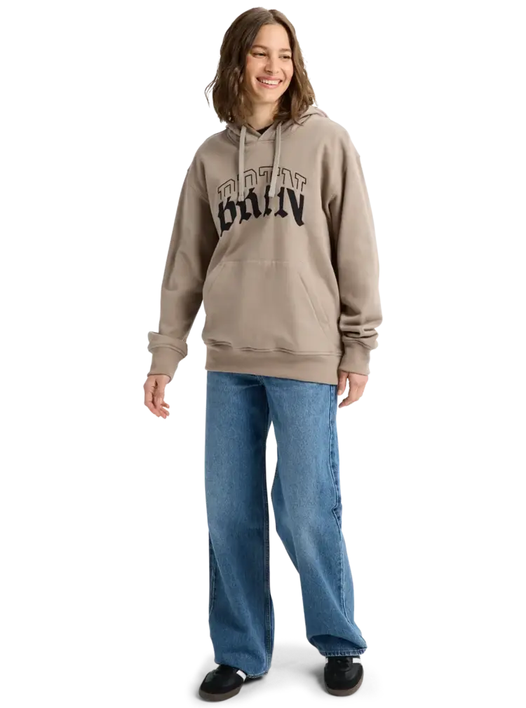 BURTON BURTON Varsity Pull-Over Hoodie Summit Taupe