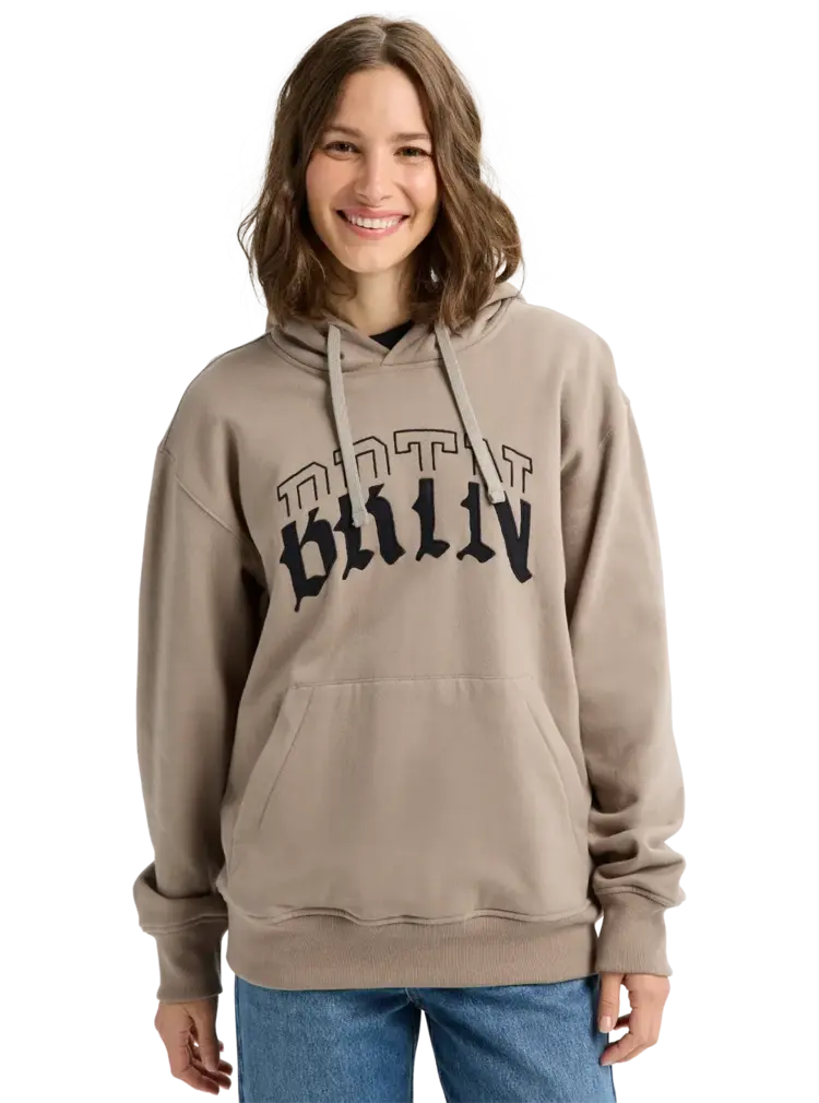 BURTON BURTON Varsity Pull-Over Hoodie Summit Taupe