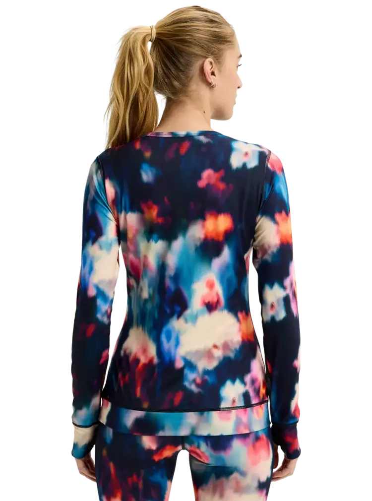 BURTON BURTON Women's Midweight Base Layer Crewneck Floral Blur