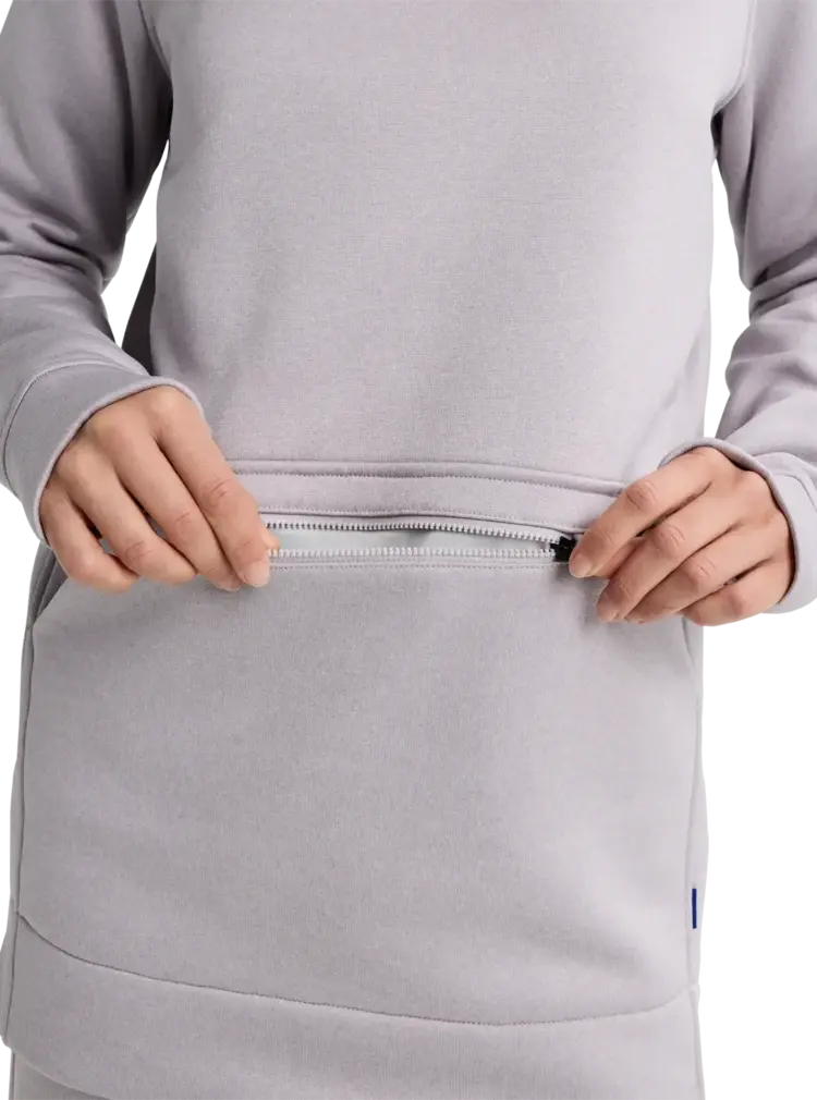 BURTON BURTON Women's Oak Long Pullover Hoodie Washed Lavender Heather