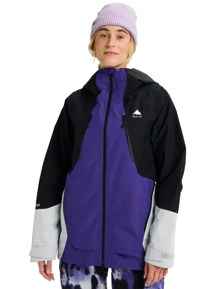BURTON BURTON Women's Reserve Gore-Tex 2L Jacket Prism Violet/True Black/Gray Cloud