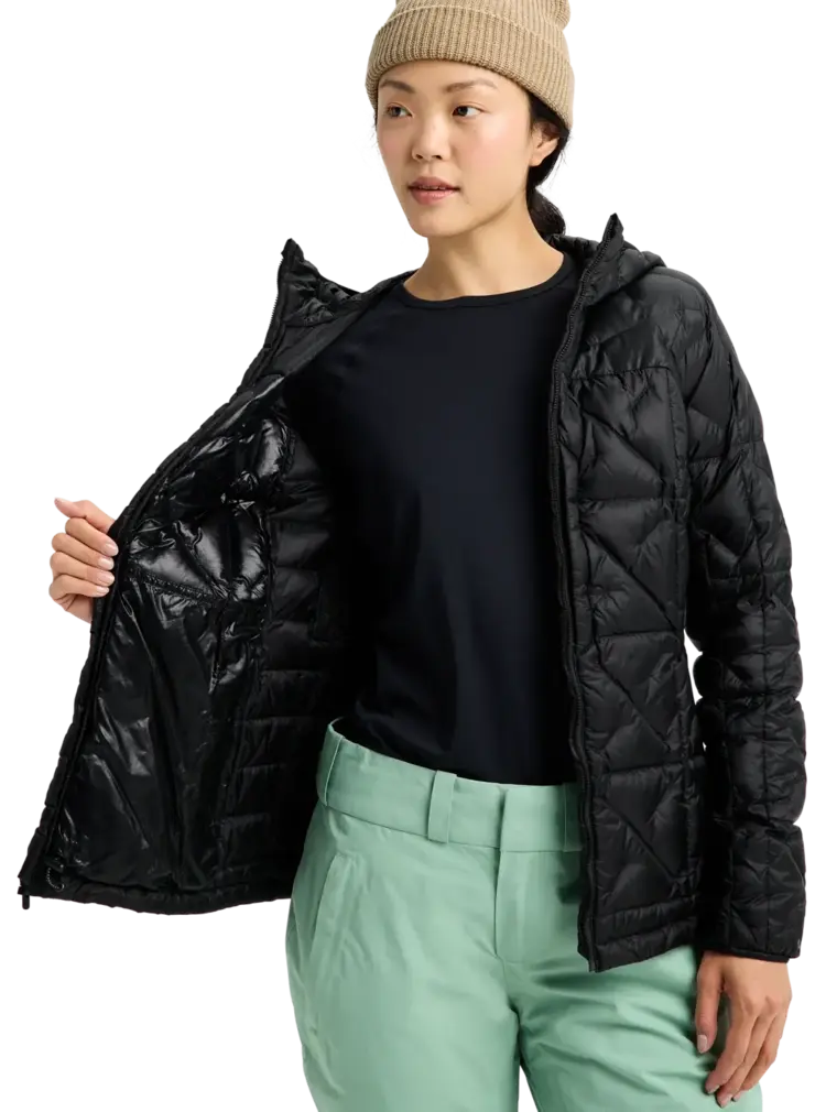 BURTON BURTON Women's [AK] Baker Down Hooded Jacket True Black