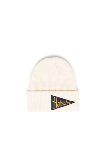 HERSCHEL HERSCHEL Rowan Pennant Beanie Vintage White
