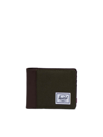 HERSCHEL HERSCHEL Hank Wallet Ivy Green/Chicory Coffee
