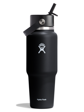 HYDRO FLASK HYDRO FLASK 32oz Wide Flex Straw Travel Bottle Black