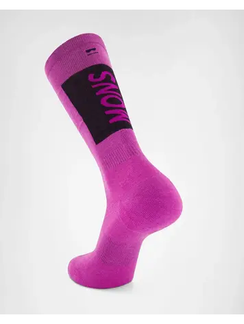 MONS ROYALE MONS ROYALE Atlas Merino Snow Sock Purple Bolt