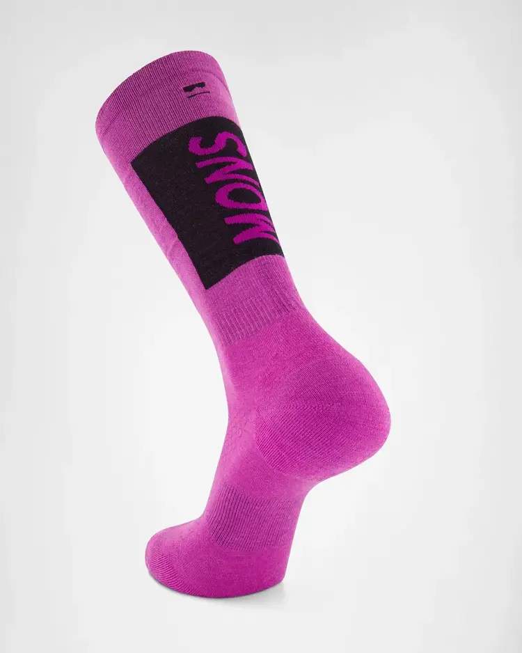 MONS ROYALE MONS ROYALE Atlas Merino Snow Sock Purple Bolt