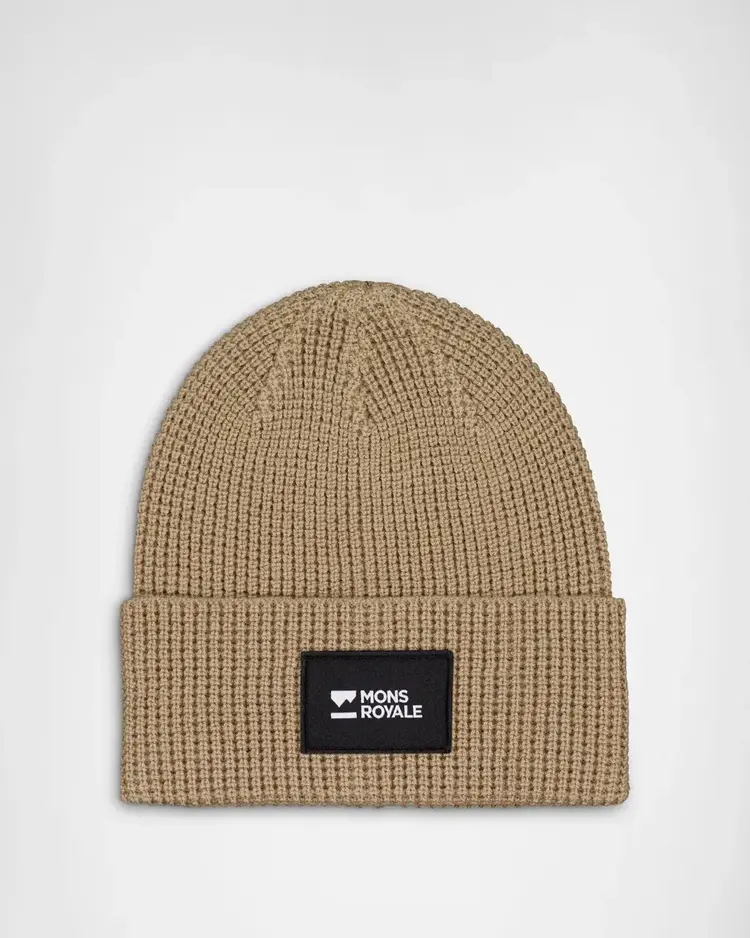 MONS ROYALE MONS ROYALE Bluff Merino Beanie Birch