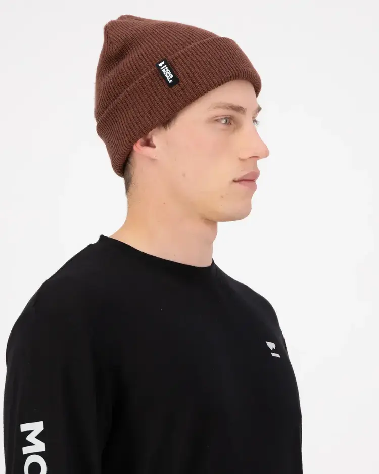 MONS ROYALE MONS ROYALE Chunky Logger Merino Beanie Bark