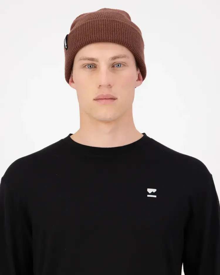 MONS ROYALE MONS ROYALE Chunky Logger Merino Beanie Bark
