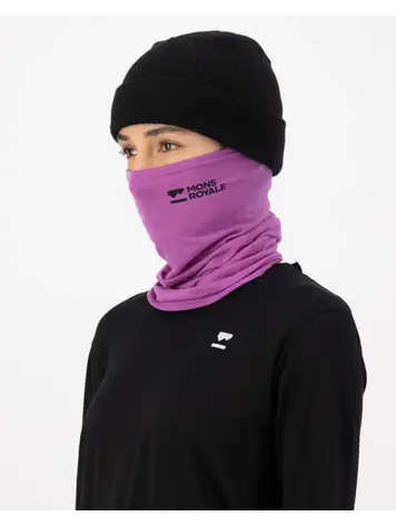 MONS ROYALE MONS ROYALE Daily Dose Merino Neckwarmer Purple Bolt
