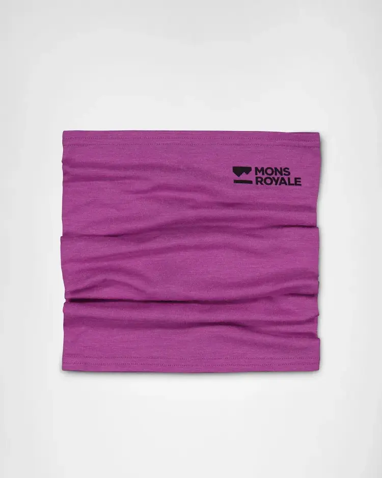 MONS ROYALE MONS ROYALE Daily Dose Merino Neckwarmer Purple Bolt