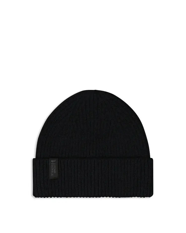 MONS ROYALE MONS ROYALE Fjord Merino Beanie Black