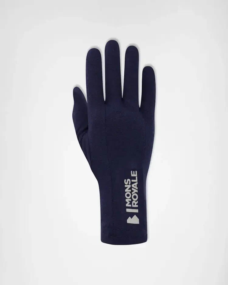 MONS ROYALE MONS ROYALE Volta Merino Glove Liners Midnight