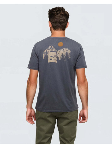 TENTREE TENTREE Men's Mountain Pass T-Shirt Graphite/Birchwood