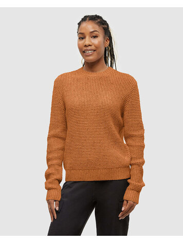 TENTREE TENTREE Women's Morrell Sweater Burnt Caramel Nep