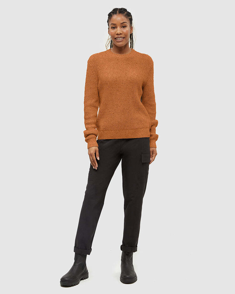 TENTREE TENTREE Women's Morrell Sweater Burnt Caramel Nep