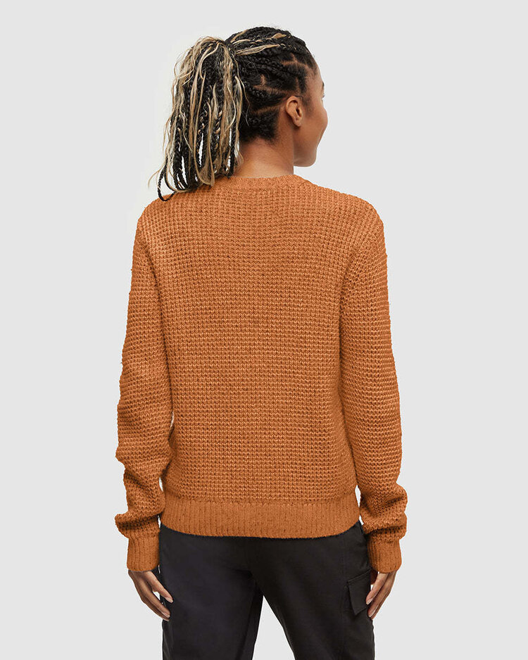 TENTREE TENTREE Women's Morrell Sweater Burnt Caramel Nep
