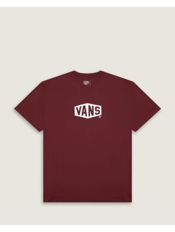 VANS VANS Boys Hex Logo T-Shirt Bordeaux