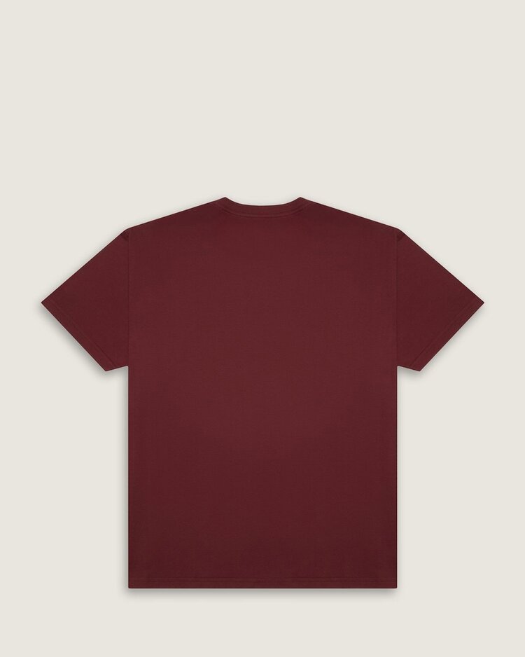 VANS VANS Boys Hex Logo T-Shirt Bordeaux