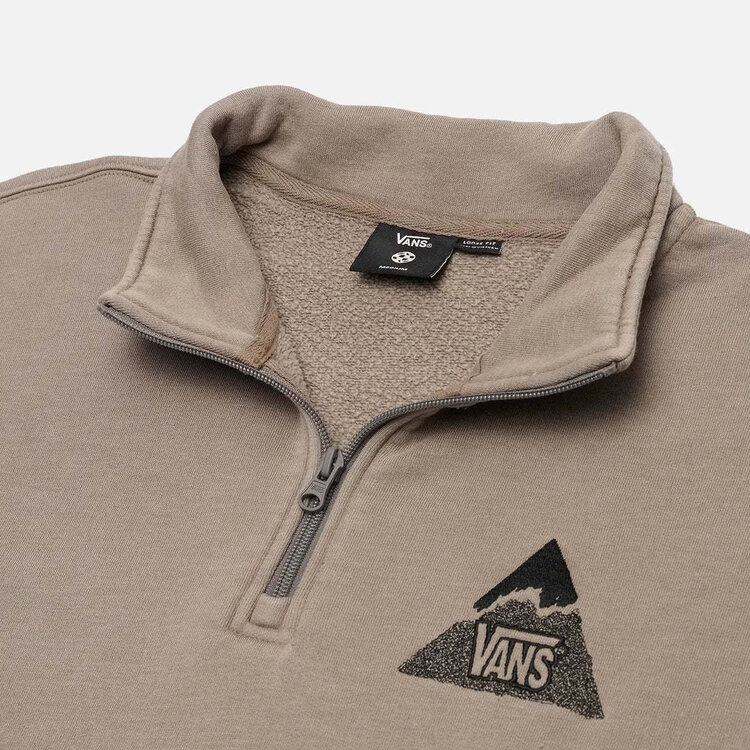 VANS VANS Peak Quarter Zip Sweatshirt Pewter