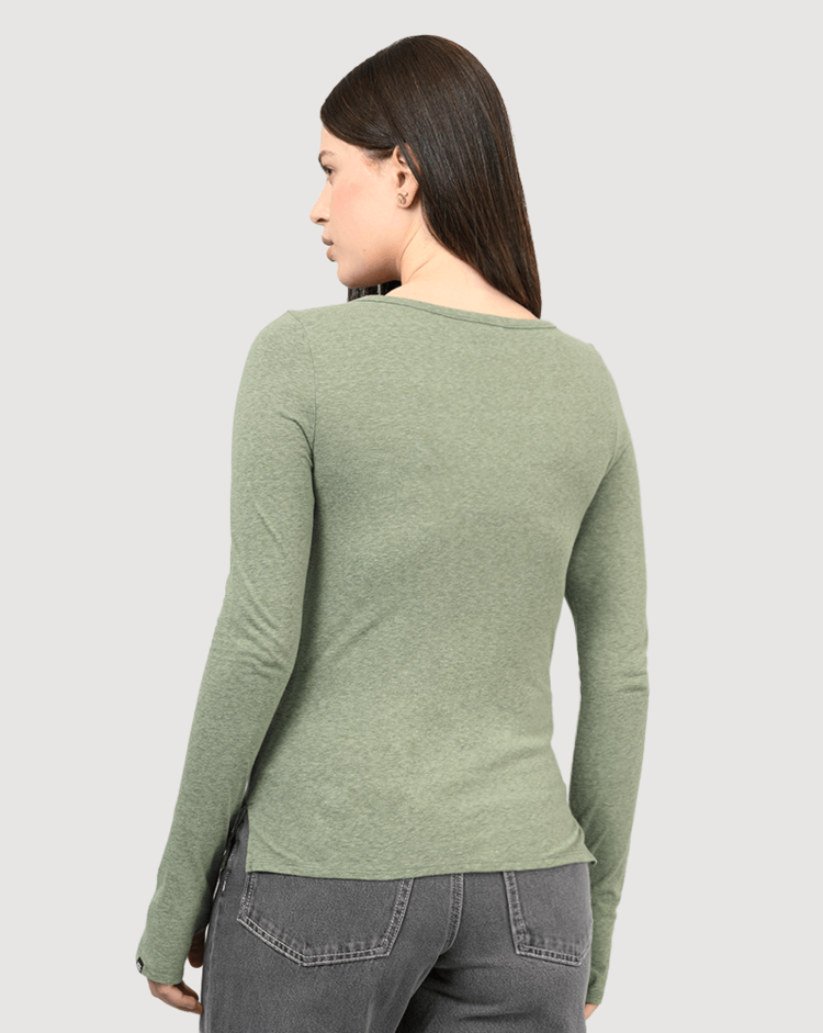 VANS VANS Marissa Paper Jersey Long Sleeve Taupe Mist