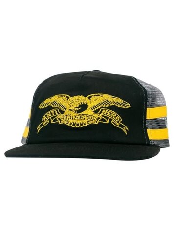 ANTIHERO ANTIHERO Basic Eagle Snapback Black/Charcoal/Yellow