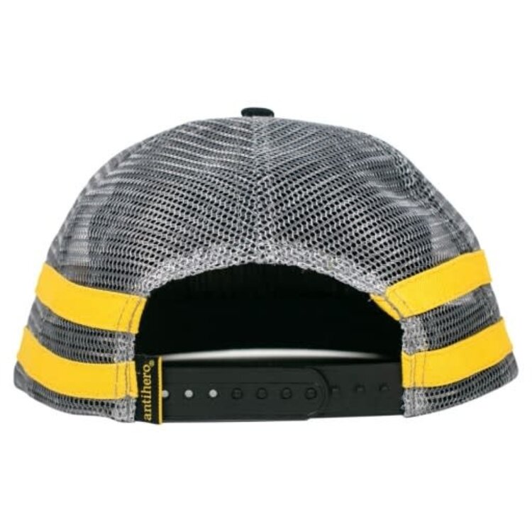 ANTIHERO ANTIHERO Basic Eagle Snapback Black/Charcoal/Yellow