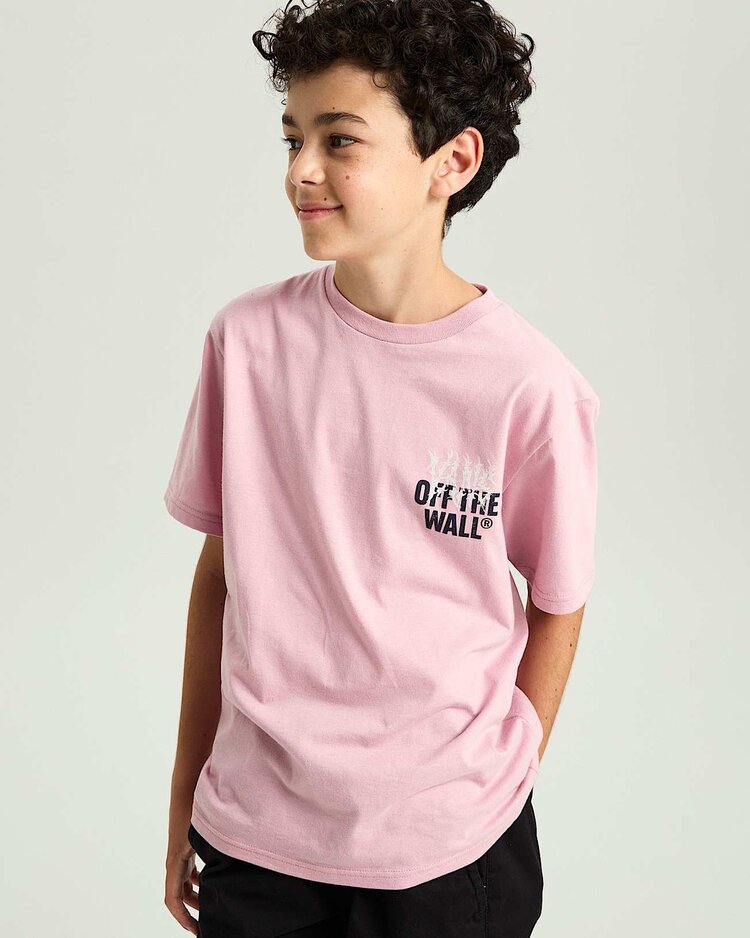 VANS VANS Kids Metal Wall T-Shirt Pink Dawn