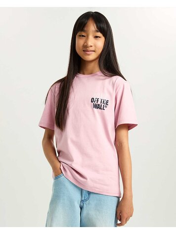 VANS VANS Kids Metal Wall T-Shirt Pink Dawn