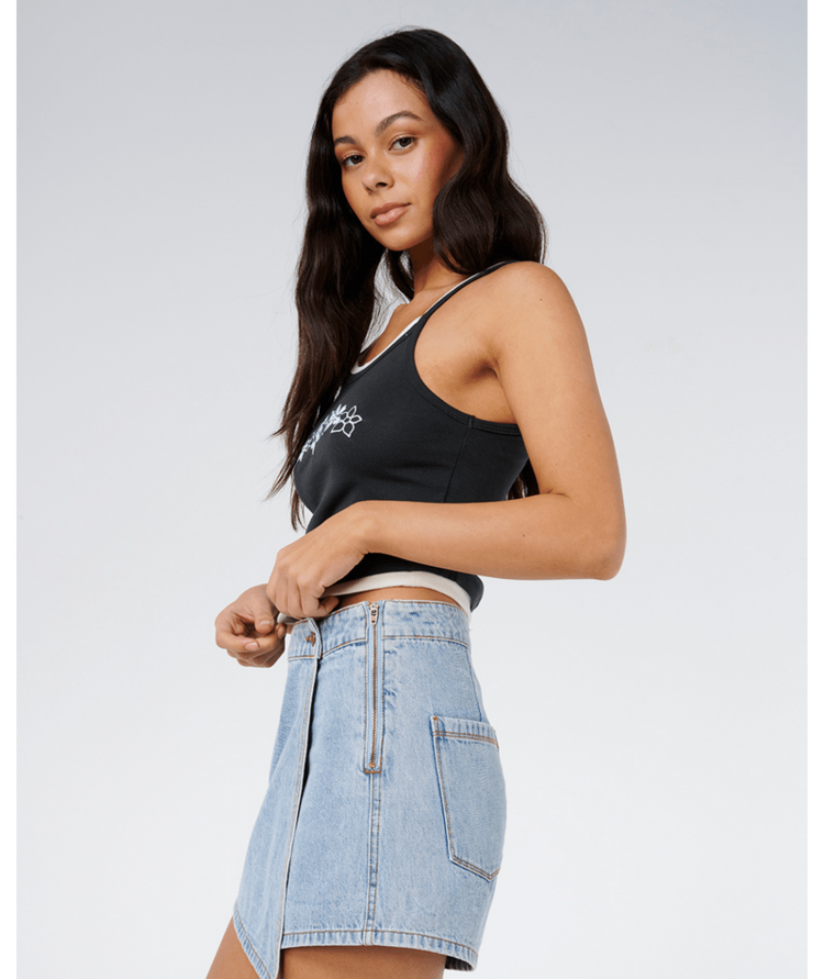 O'NEILL O'NEILL Ellie Denim Skort Vintage Blue