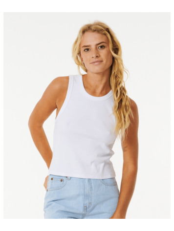 RIP CURL RIP CURL Classic Ribbed Tank Optical White
