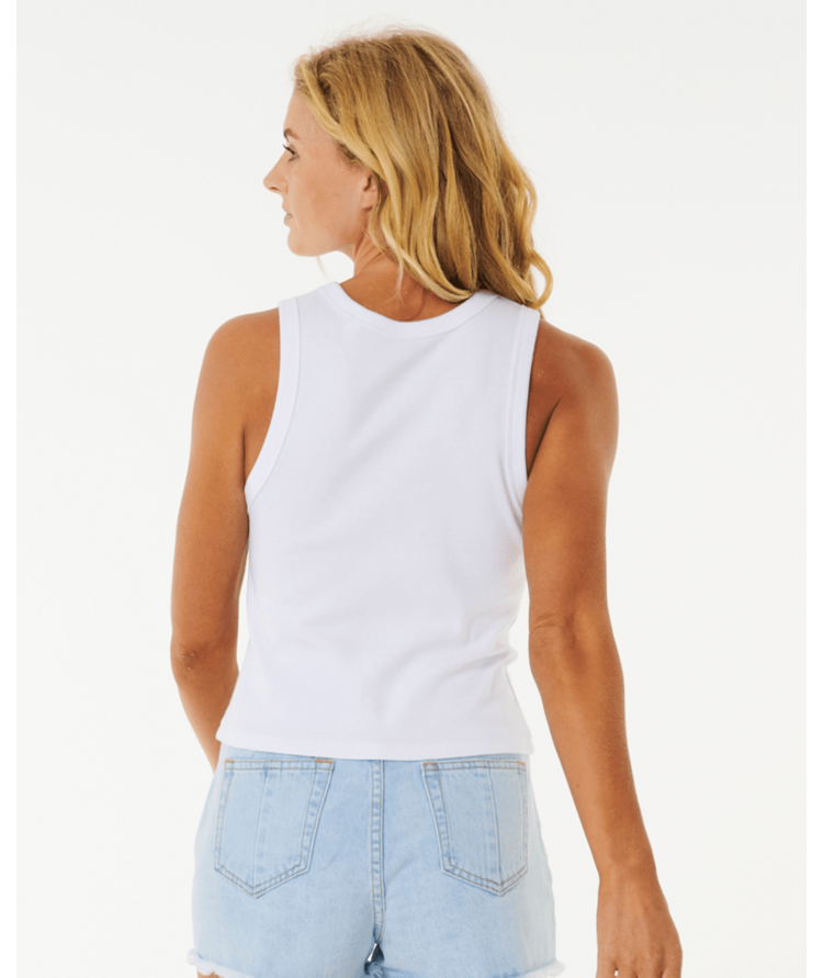 RIP CURL RIP CURL Classic Ribbed Tank Optical White
