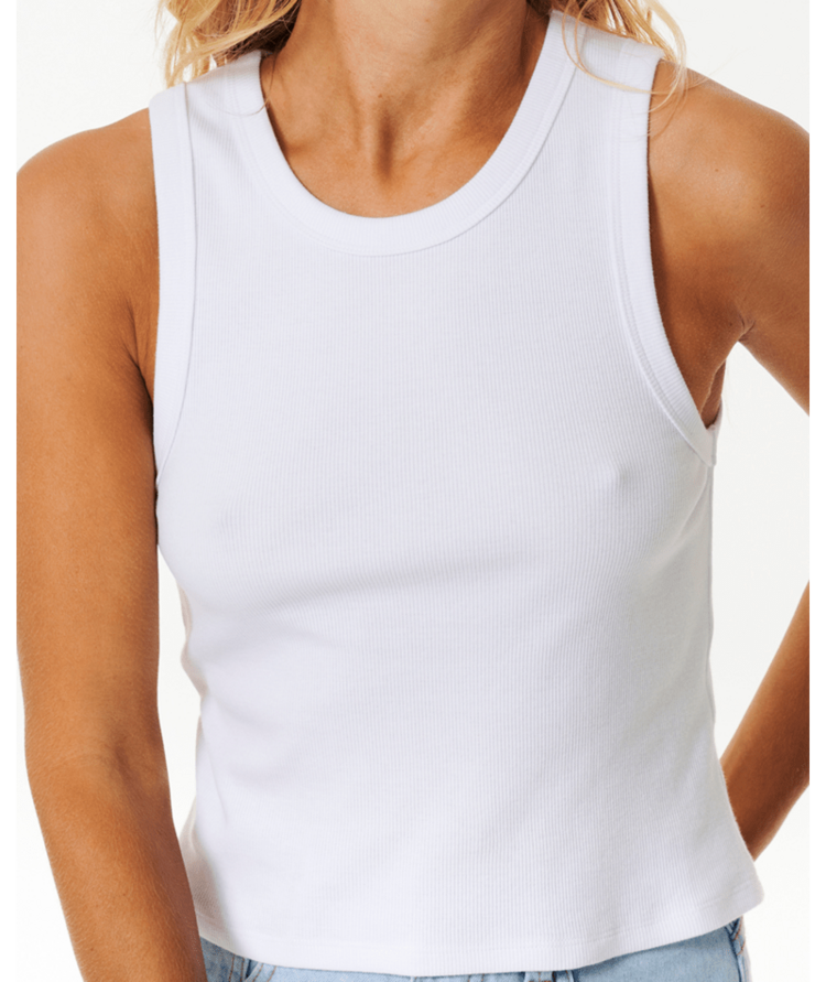RIP CURL RIP CURL Classic Ribbed Tank Optical White