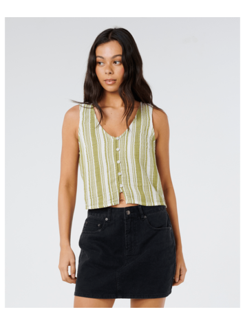 RIP CURL RIP CURL Premium Surf Stripe Top Olive