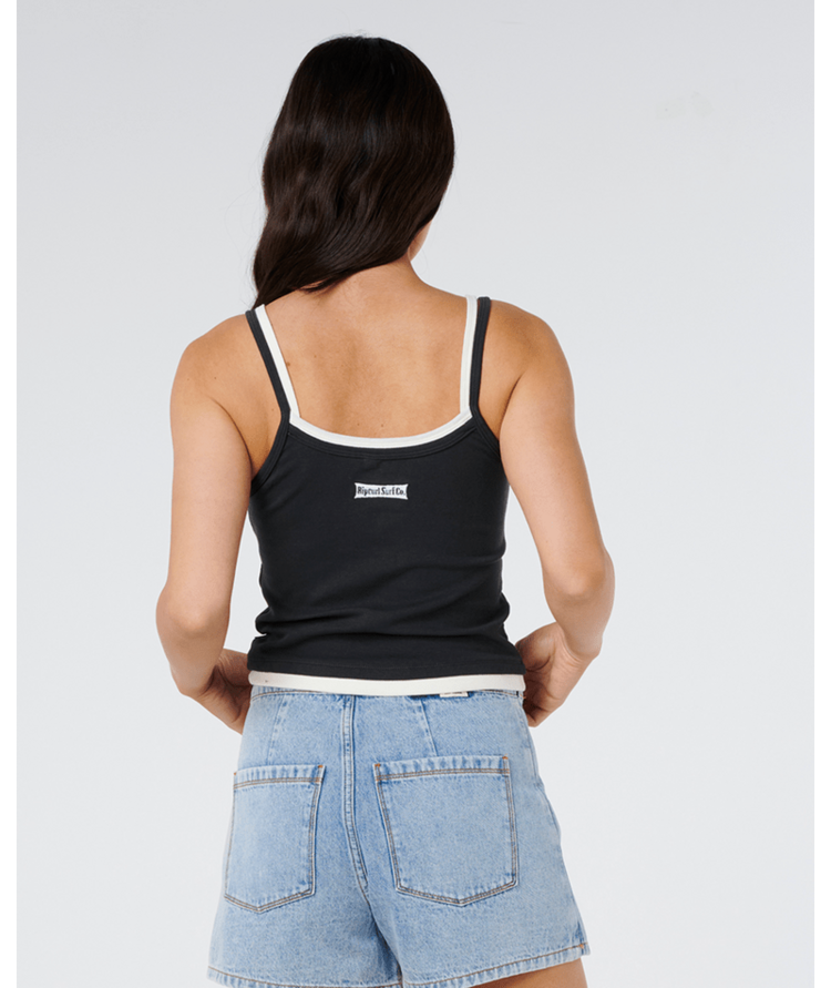 RIP CURL RIP CURL Half Moon Bay Layered Tank Washed Black