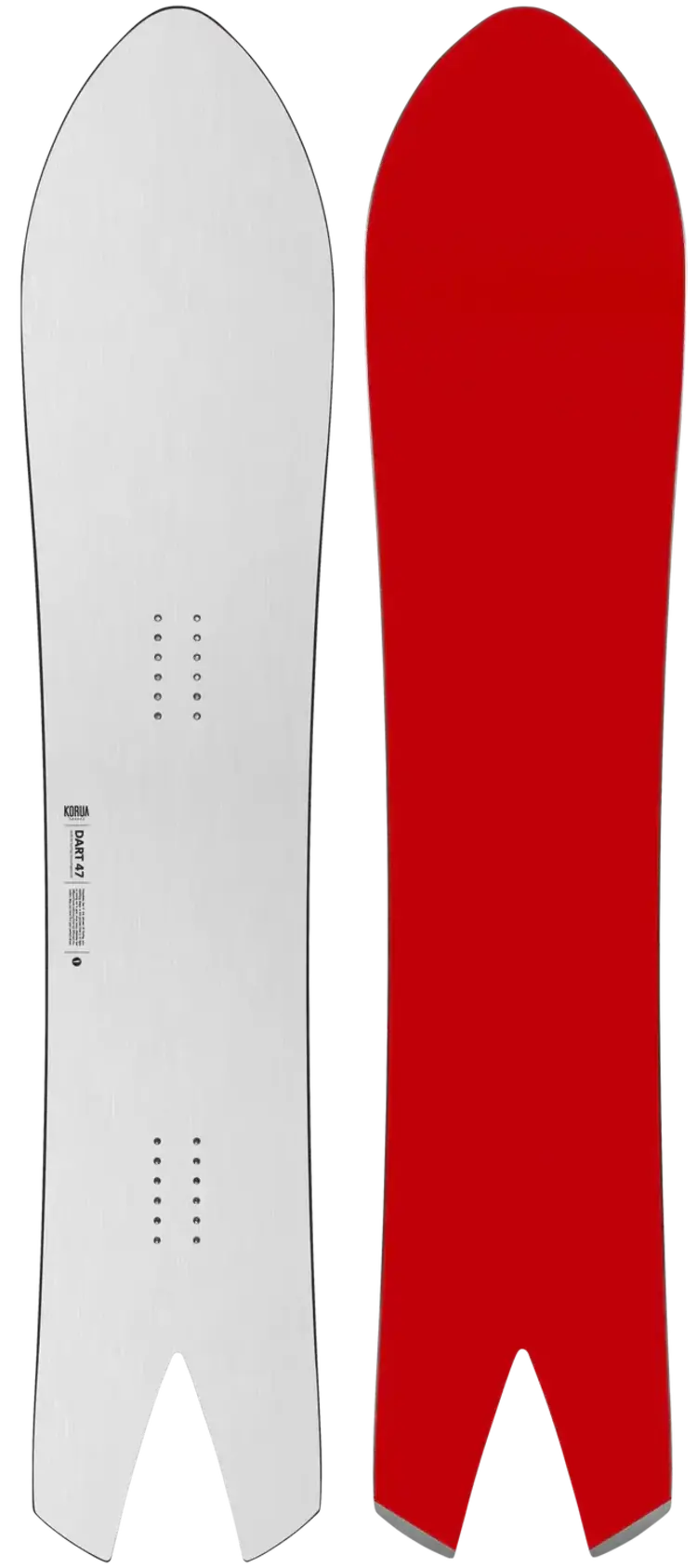 KORUA 2027 KORUA Dart Snowboard Brushed Finish