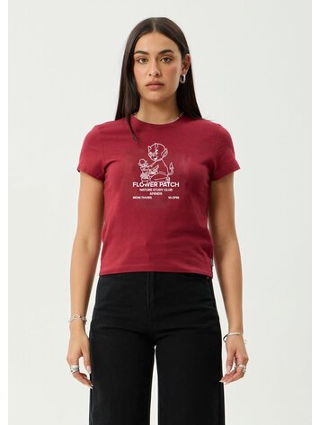 AFENDS AFENDS Flower Patch Recycled Baby Tee Ketchup