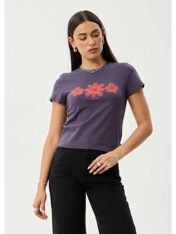 AFENDS AFENDS Terra Recycled Baby Tee Aubergine