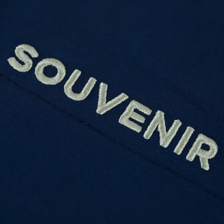 SOUVENIR SOUVENIR Insulated Track Jacket Blue