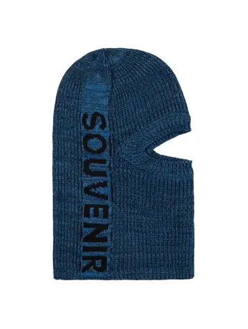 SOUVENIR SOUVENIR Multi Yarn Burglar Mask Blue