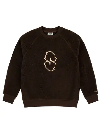 SOUVENIR SOUVENIR Sherpa Crew Chocolate