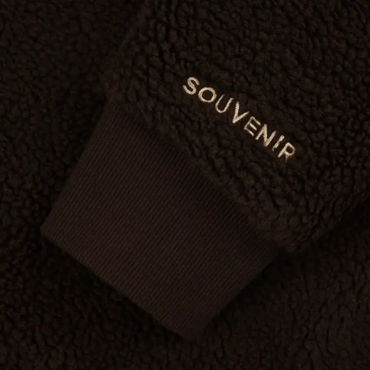 SOUVENIR SOUVENIR Sherpa Crew Chocolate