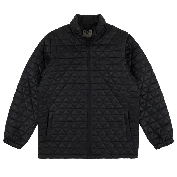 SOUVENIR SOUVENIR Convertable Micro Puffer Jacket Black