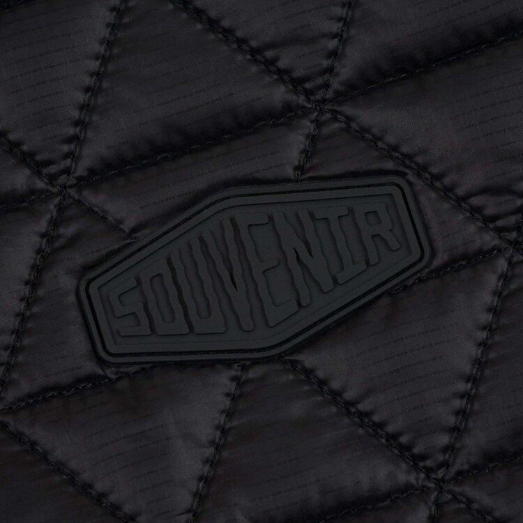 SOUVENIR SOUVENIR Convertable Micro Puffer Jacket Black