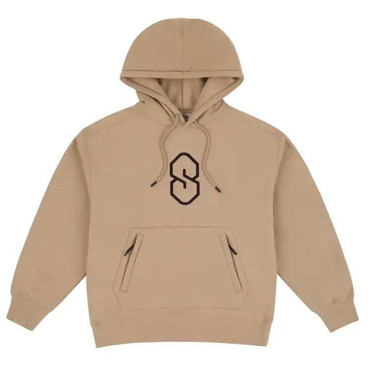 SOUVENIR SOUVENIR DWR Tech Hoody British Khaki