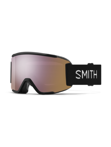 SMITH SMITH Squad S Black ChromaPop Everyday Rose Gold Mirror + Clear