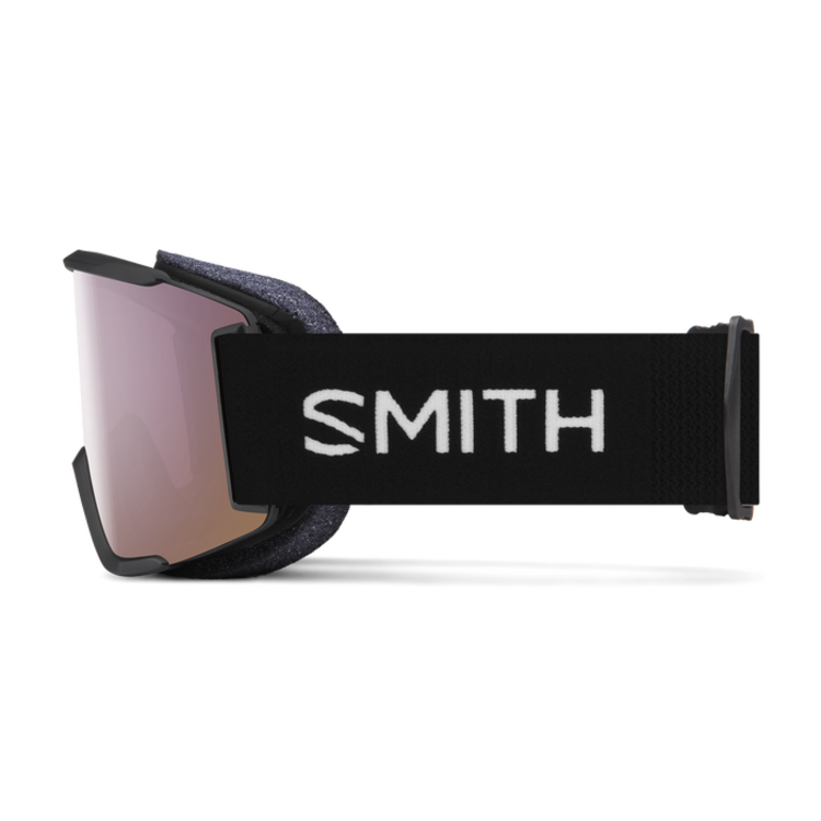 SMITH SMITH Squad S Black ChromaPop Everyday Rose Gold Mirror + Clear