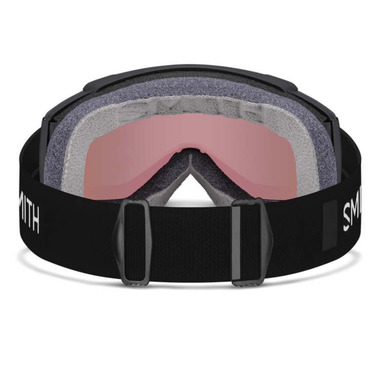 SMITH SMITH Squad S Black ChromaPop Everyday Rose Gold Mirror + Clear