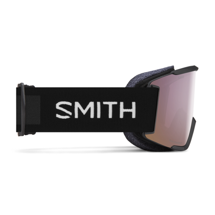 SMITH SMITH Squad S Black ChromaPop Everyday Rose Gold Mirror + Clear